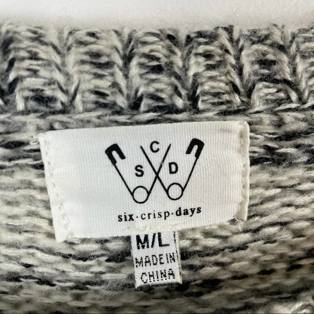 ANTHROPOLOGIE SIX CRISP DAYS SWEATER DRESS M/L - Picture 2 of 4